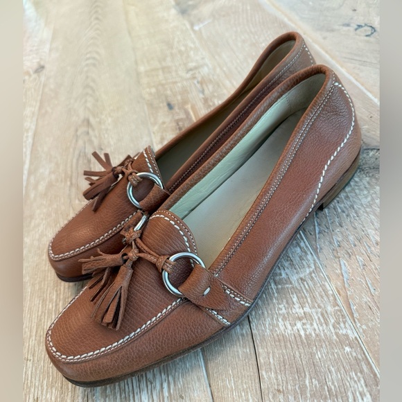 AGL Attilio Giusti Italy Leather Loafers size 8.5 NWOT - Picture 5 of 9